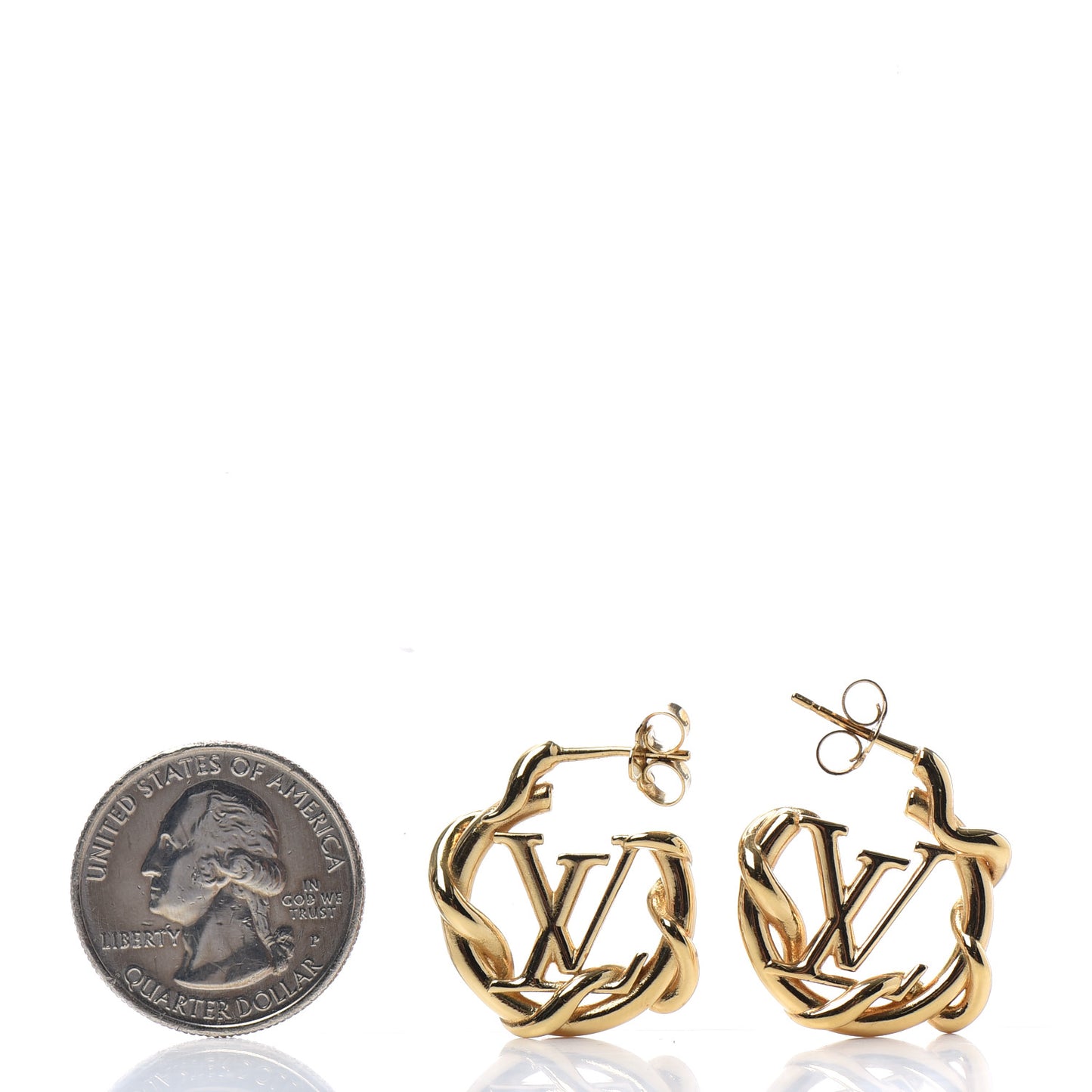 Garden Louise Hoop Earrings Gold