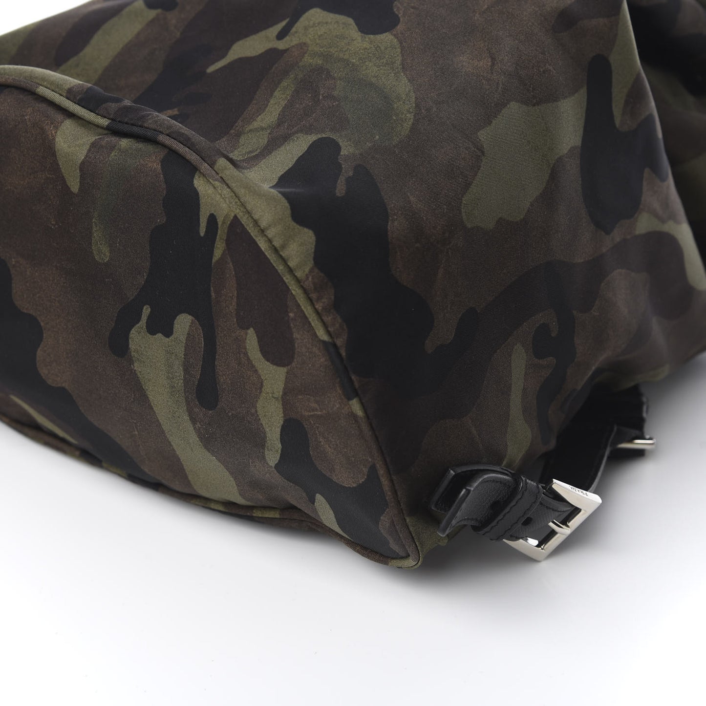 Tessuto Nylon Camouflage Print Cinch Backpack Mimetico