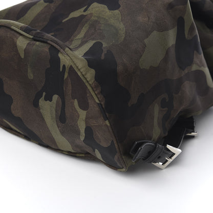Prada Tessuto Nylon Camouflage Print Cinch Backpack Mimetico 7 of 8