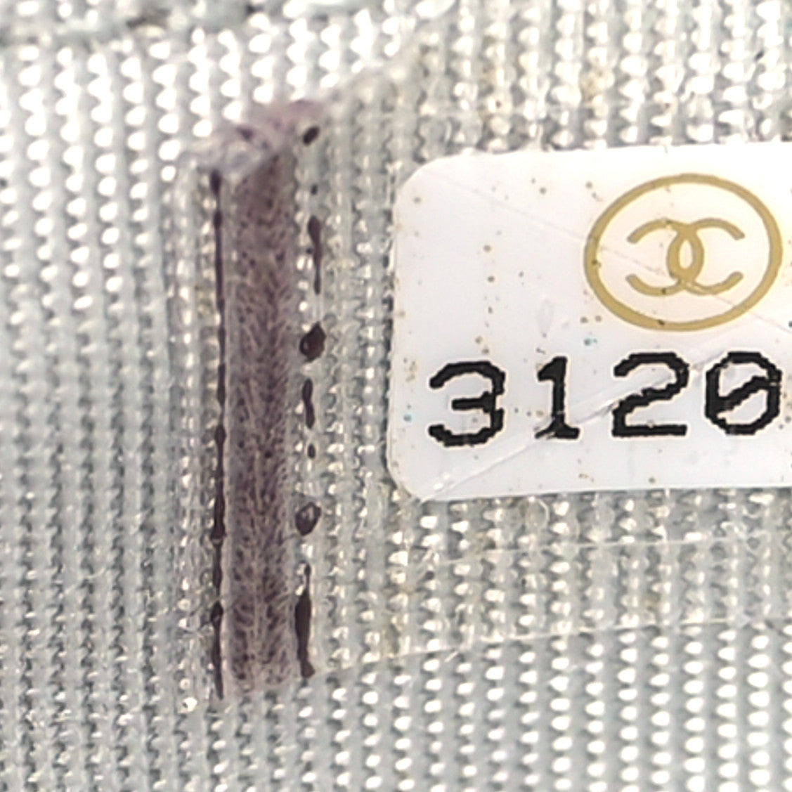 Chanel Metallic Caviar Quilted Mini Top Handle Vanity With Chain Silver 7 of 10