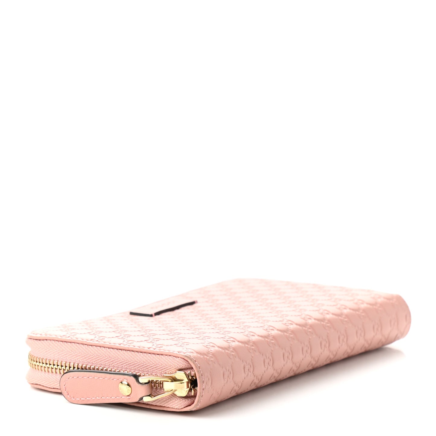 Microguccissima Zip Around Wallet Soft Pink