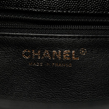 Chanel Caviar Quilted Flap Clutch Black 7 of 9