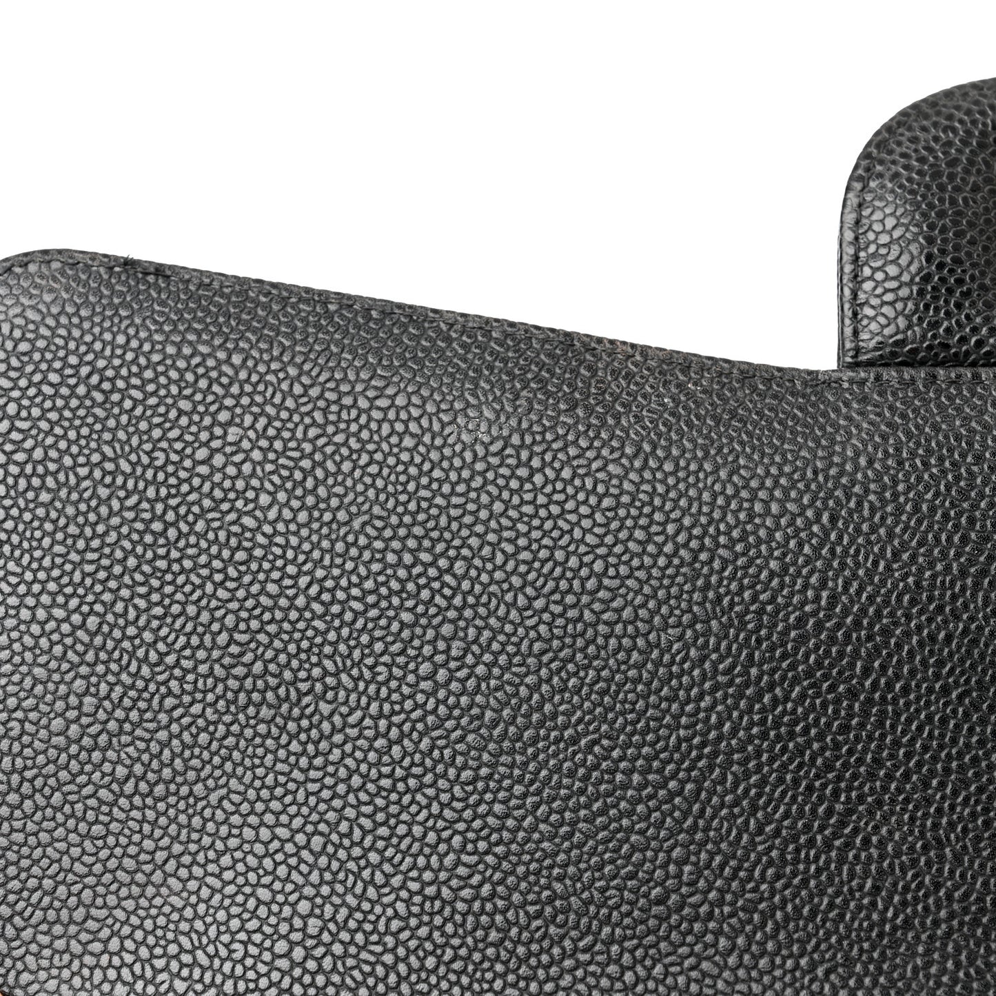 Caviar Quilted Maxi Double Flap Black