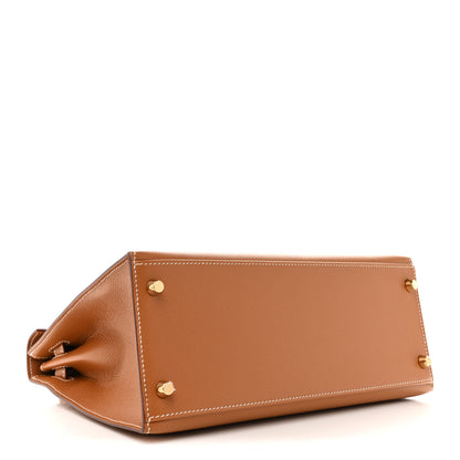 Hermes Epsom Kelly Sellier 28 Gold 4 of 13