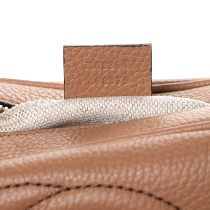 Gucci Pebbled Calfskin Small Soho Disco Bag Camelia 7 of 7