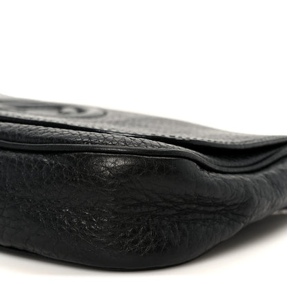 Gucci Pebbled Calfskin Medium Soho Flap Crossbody Black 11 of 11
