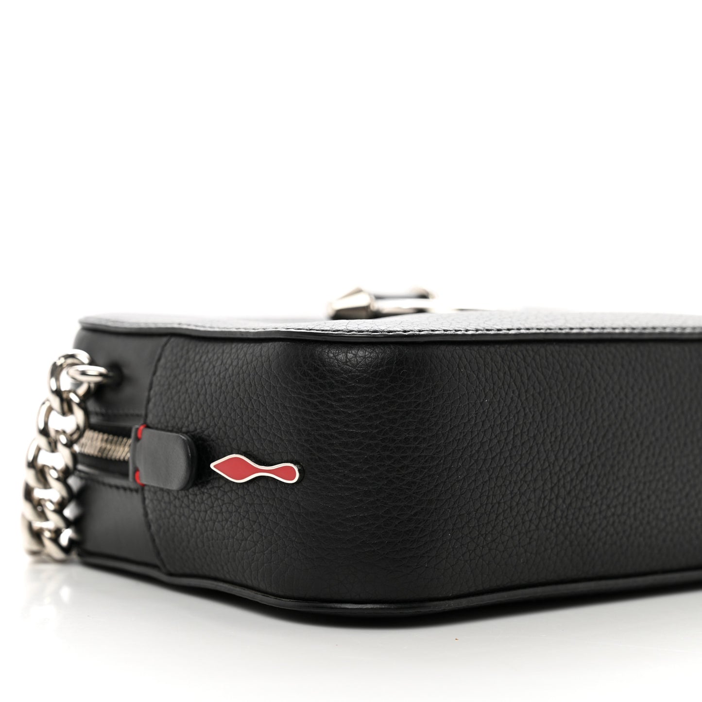 Empire Calfskin Mini Rubylou Crossbody Black Red