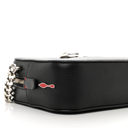 Christian Louboutin Empire Calfskin Mini Rubylou Crossbody Black Red 9 of 10