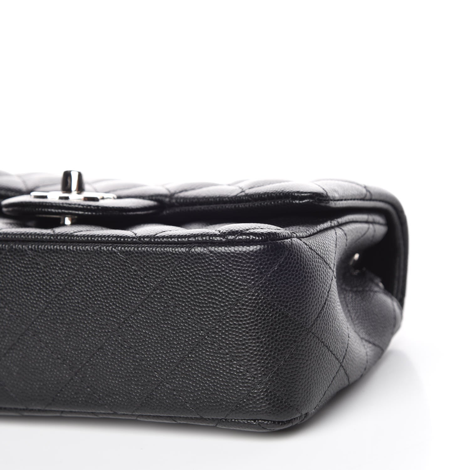 Chanel Caviar Quilted Mini Rectangular Flap Black 9 of 14