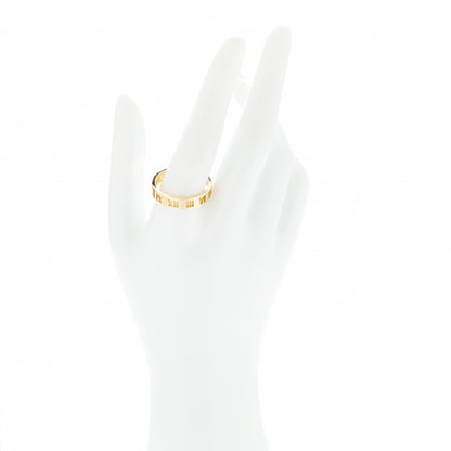Tiffany 18K Yellow Gold Diamond Wide Atlas Pierced Ring 67 11.75 2 of 5