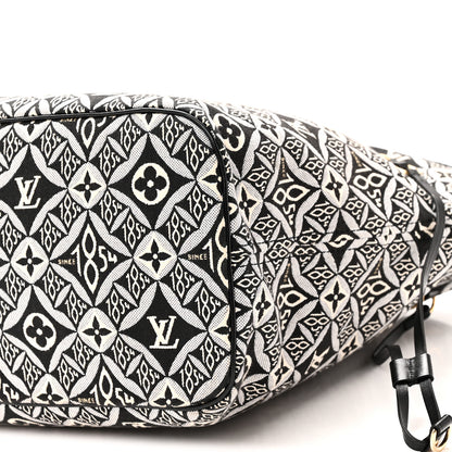Louis Vuitton Jacquard Since 1854 Neverfull MM Grey 10 of 10