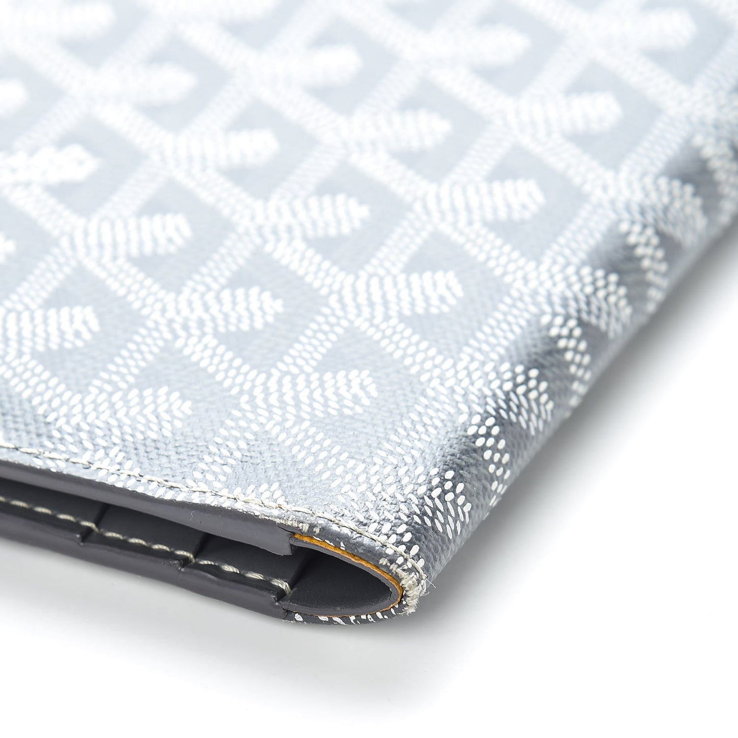 Goyardine Long Bi-Fold Wallet Grey