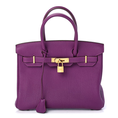 Hermes Togo Birkin 30 Anemone 1 of 9