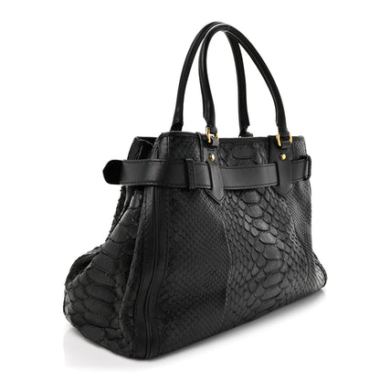 Gucci Snakeskin Large GG Running Tote Black 3 of 16