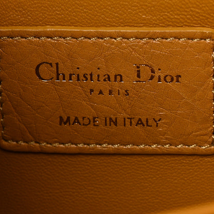 Christian Dior Ostrich 30 Montaigne Flap Bag Brown 5 of 13