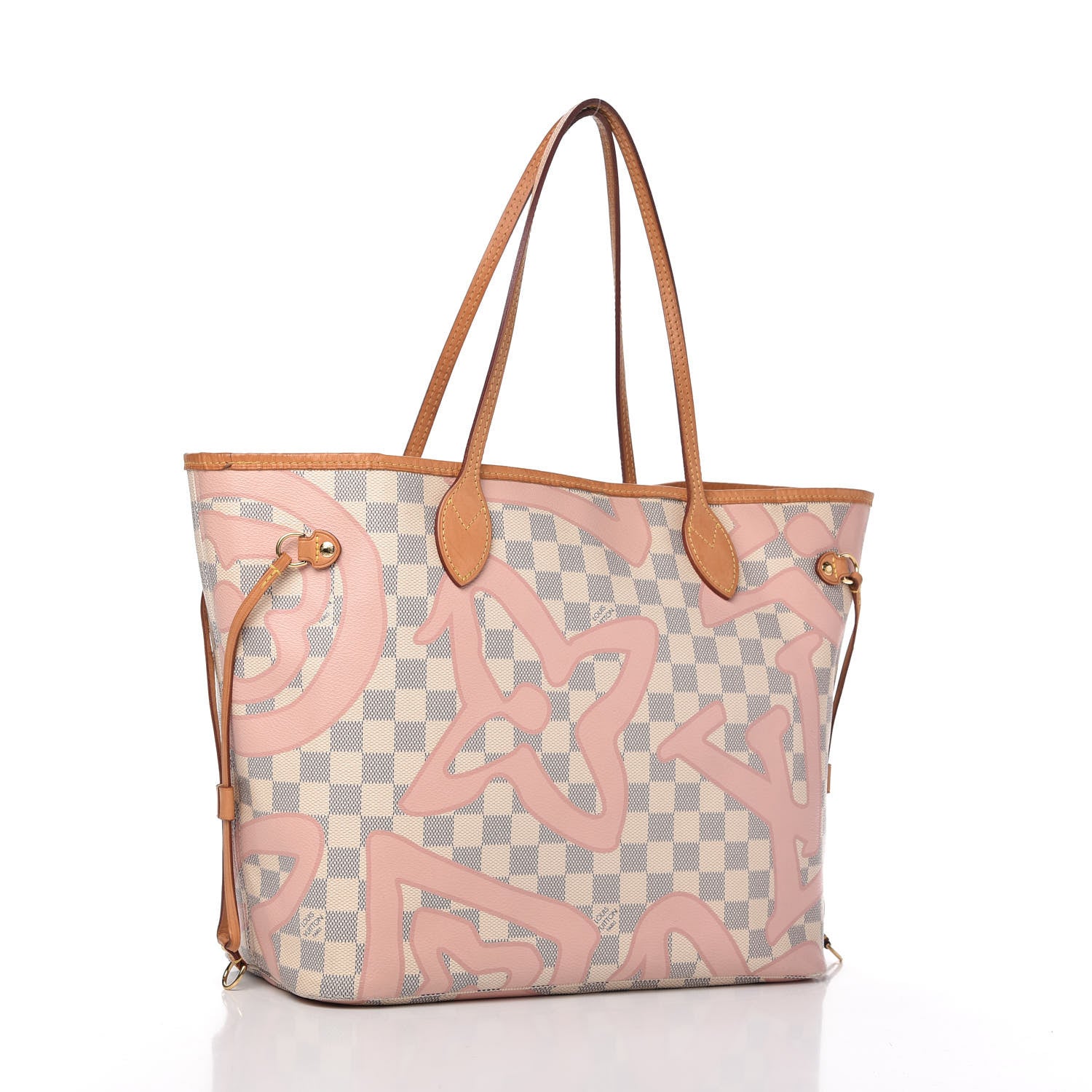 Louis Vuitton Damier Azur Tahitienne Neverfull MM 3 of 10