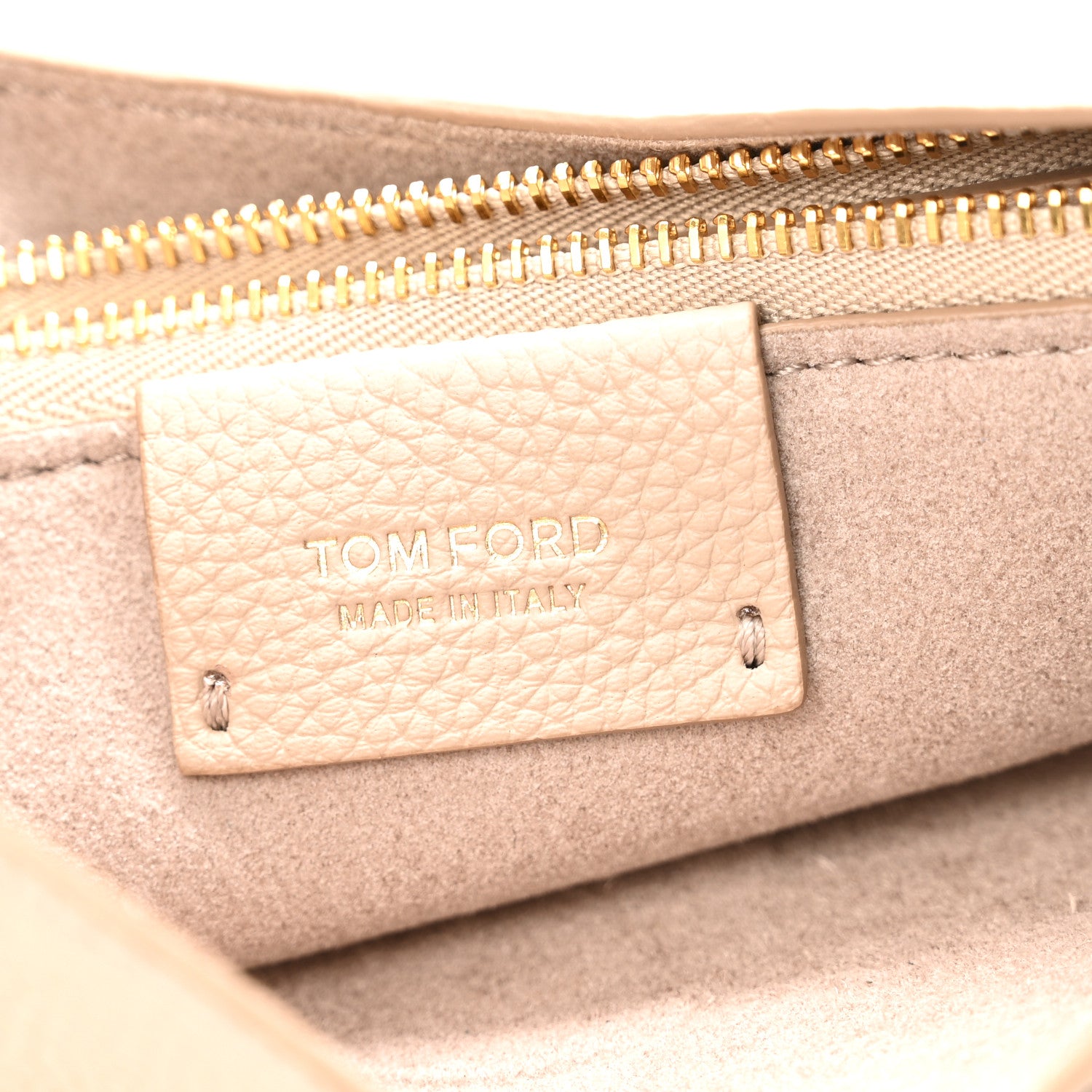 Tom Ford Grain Calfskin Small Tara Crossbody Beige 7 of 13