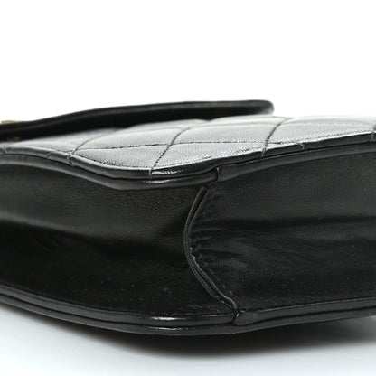 Chanel Lambskin Quilted Waist Belt Bag 80 32 Black 9 of 10