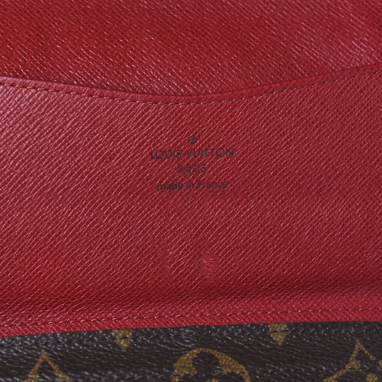 Monogram Josephine Wallet Rouge