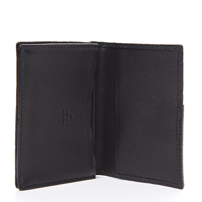 Gucci Guccissima Card Case Black 4 of 9