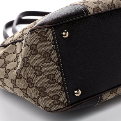 Gucci Monogram Medium Princy Tote Dark Brown 9 of 13