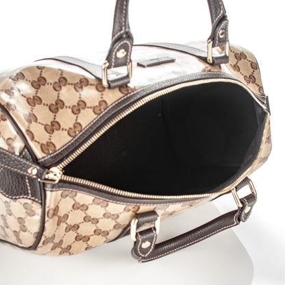 Gucci Crystal Monogram Medium Joy Boston Dark Brown 5 of 7