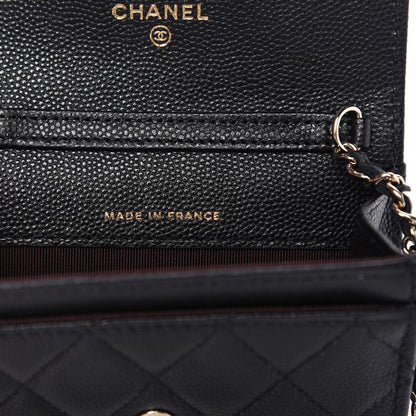 Chanel Caviar Quilted Flap Classic Belt Bag Black 7 of 8