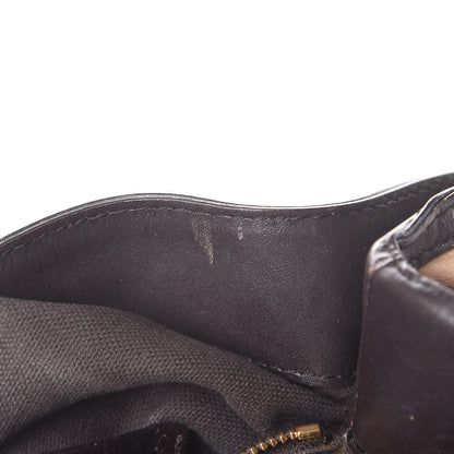Burberry Haymarket Check Medium Golderton Tote Chocolate 14 of 15