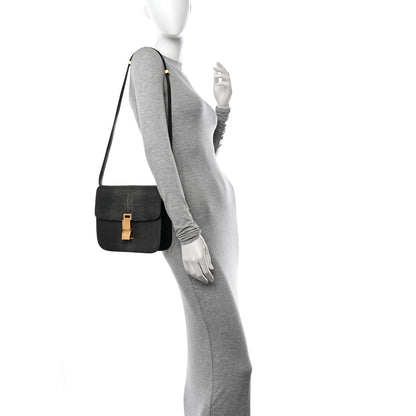 Celine Stingray Medium Classic Box Flap Bag Navy 3 of 9