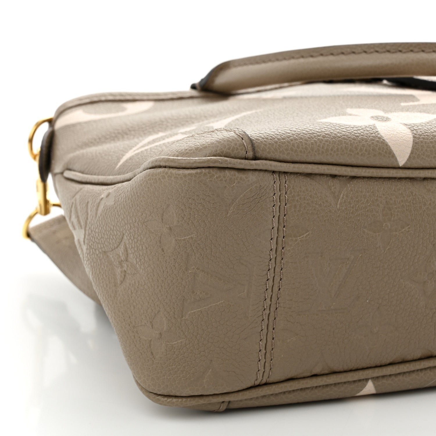 Louis Vuitton Empreinte Monogram Giant Trianon PM Tourterelle Creme 8 of 9