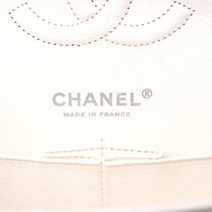 Chanel Caviar Quilted Medium Double Flap White 6 of 15