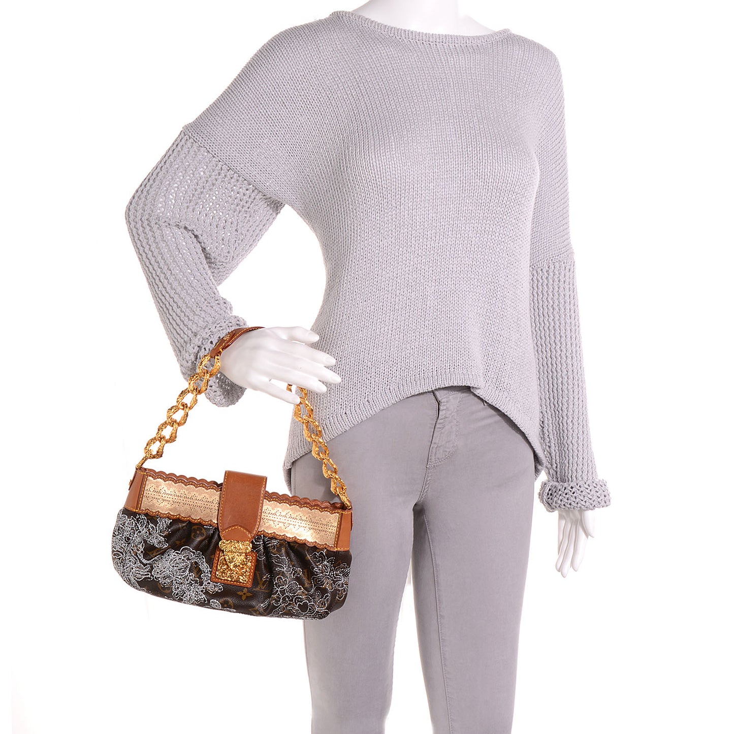 Monogram Dentelle Kirsten Silver