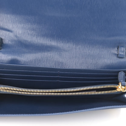 Prada Vitello Move Chain Wallet Bleuette 7 of 11