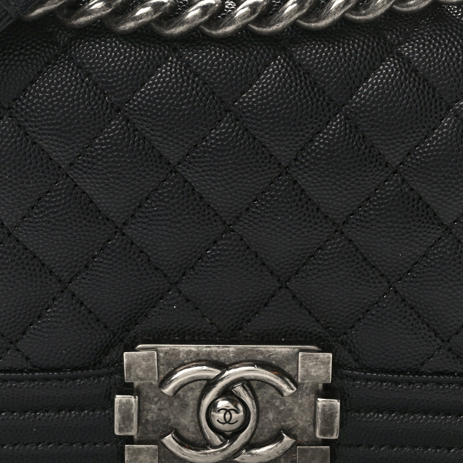 Chanel Caviar Quilted Small Boy Flap Black 8 of 11
