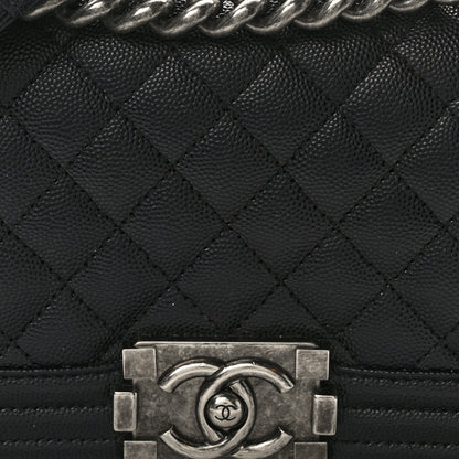 Chanel Caviar Quilted Small Boy Flap Black 8 of 11