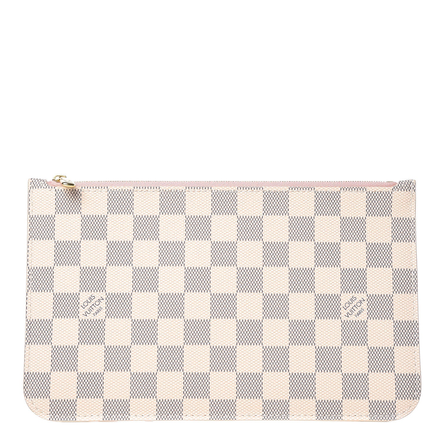 Louis Vuitton Damier Azur Neverfull MM GM Pochette Rose Ballerine 1 of 7