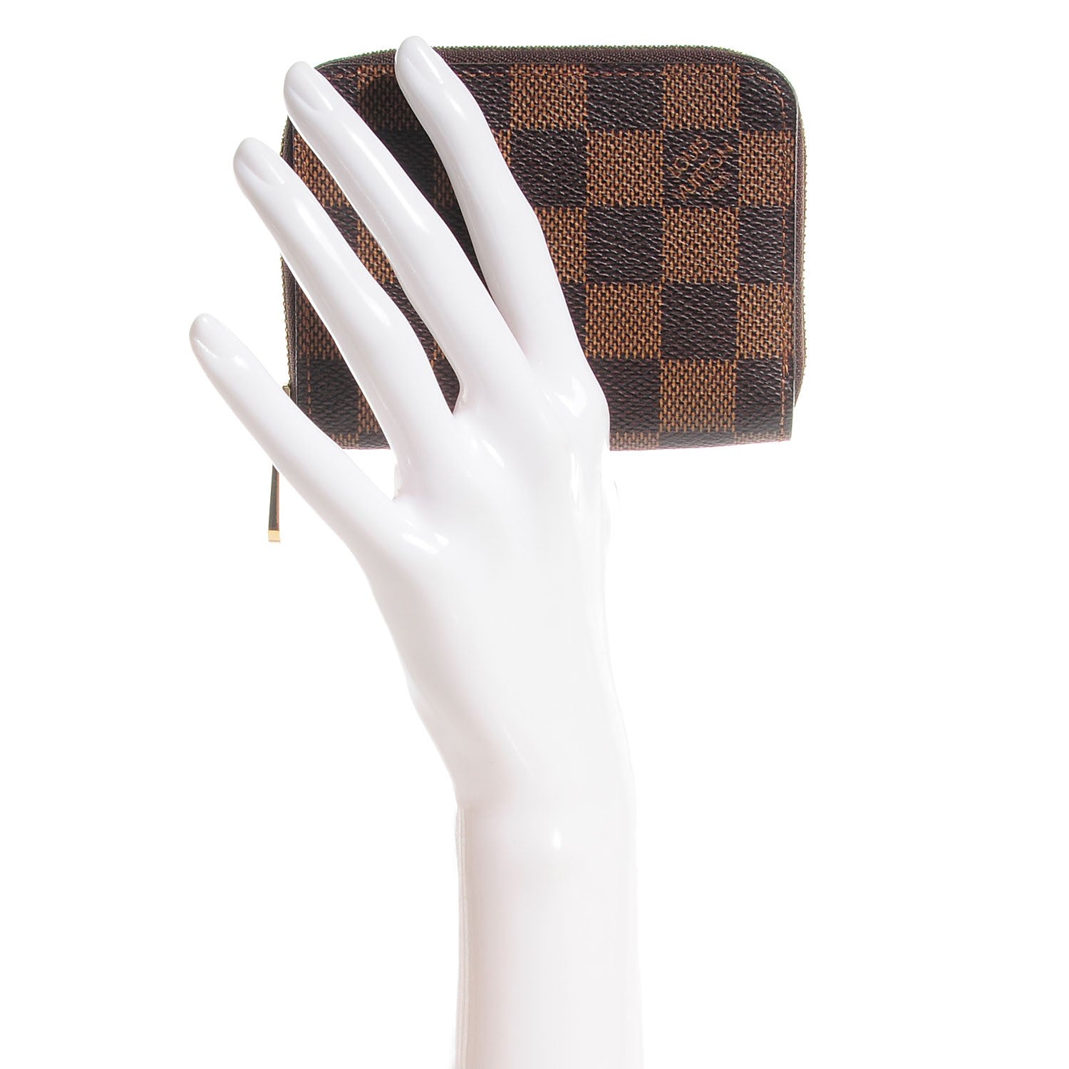 Louis Vuitton Damier Ebene Zippy Coin Purse 2 of 8