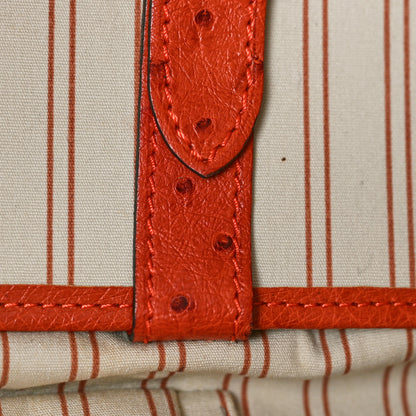 Louis Vuitton Toile Ostrich Trianon Sac de Nuit GM Olive Rouille 12 of 12