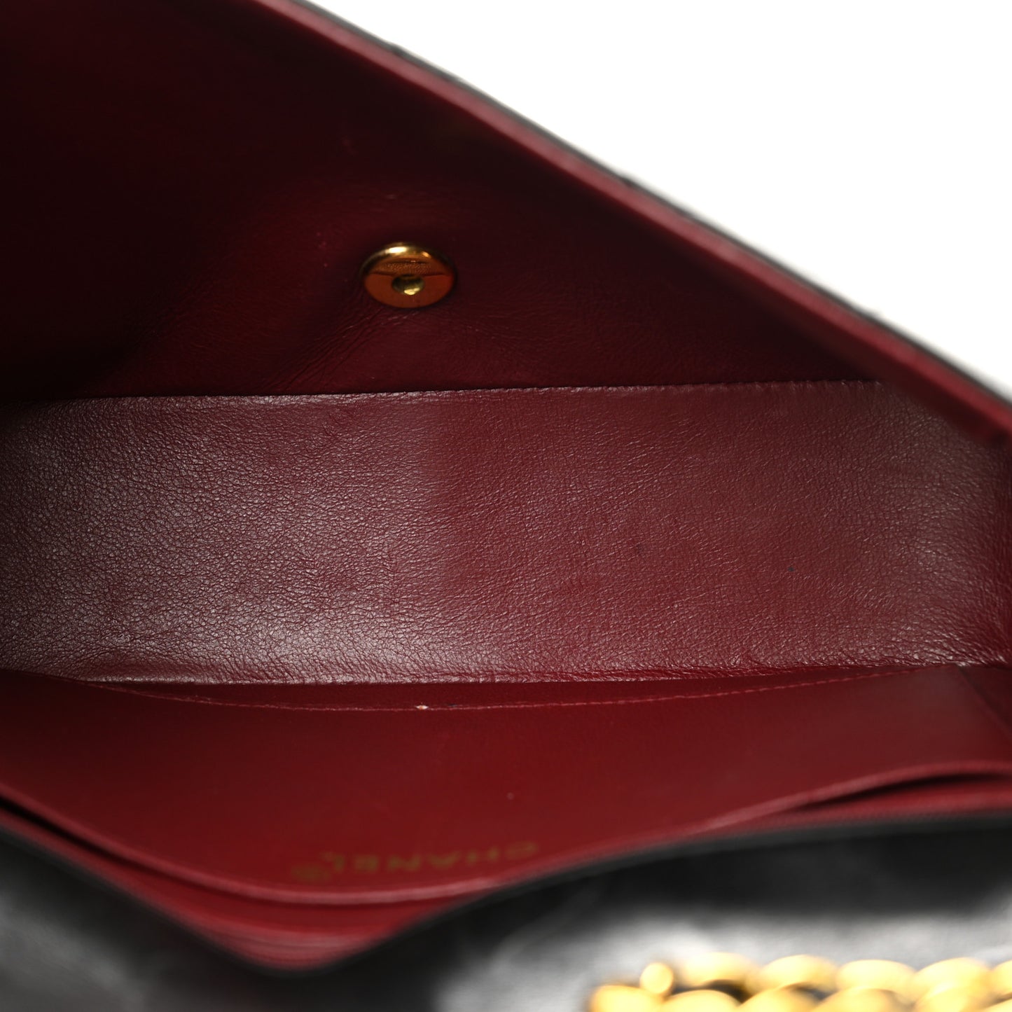 Lambskin Quilted Medium Single Flap Black