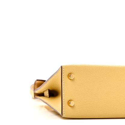 Hermes Chevre Mysore Mini Kelly Sellier 20 Foin 8 of 10