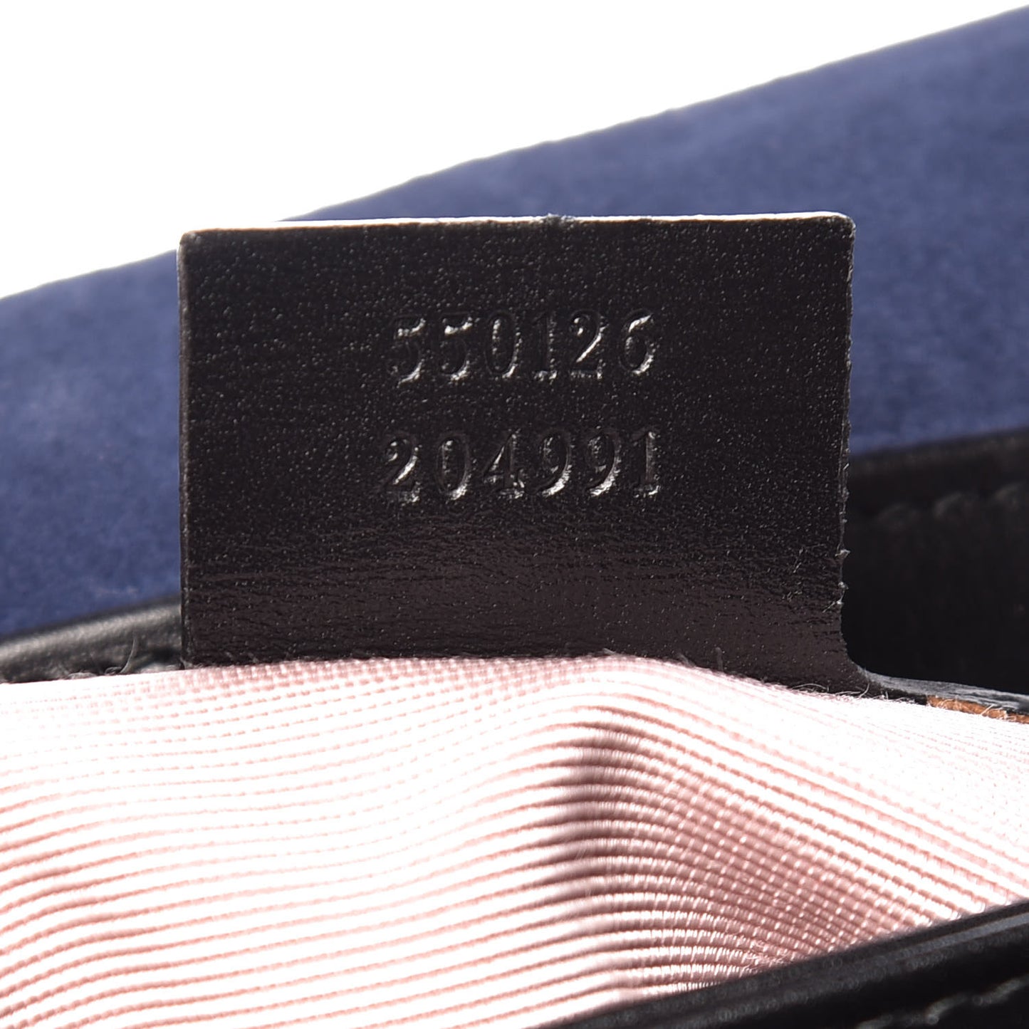 Suede Medium Arli Flap Shoulder Bag Blue Ink Black