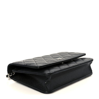 Chanel Caviar Quilted Wallet on Chain WOC Black 4 of 11