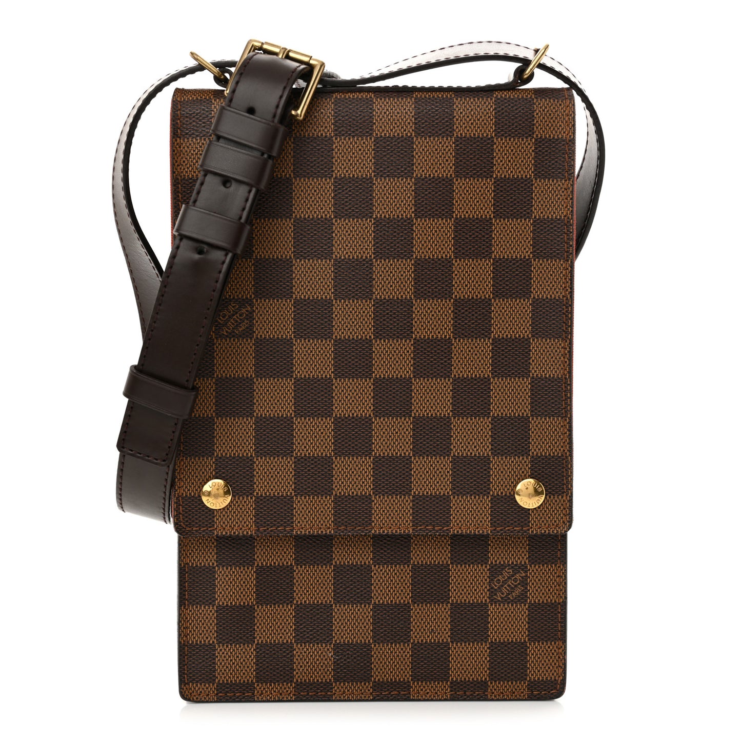 Damier Ebene Portobello Travel Shoulder Bag