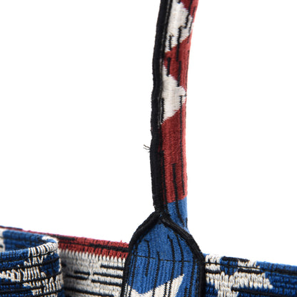 Christian Dior Canvas Embroidered Exclusive US Book Tote Multicolor 9 of 12