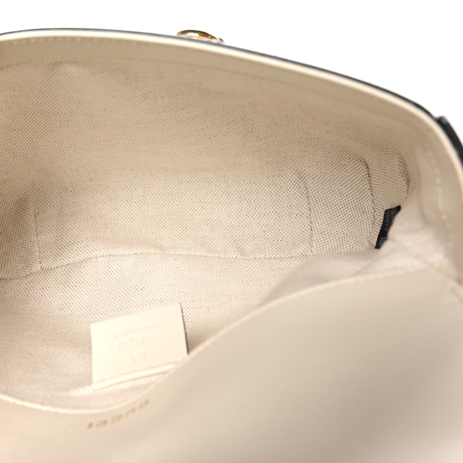 Gucci Azalea Calfskin Web Mini Horsebit 1955 Shoulder Bag Mystic White 5 of 10