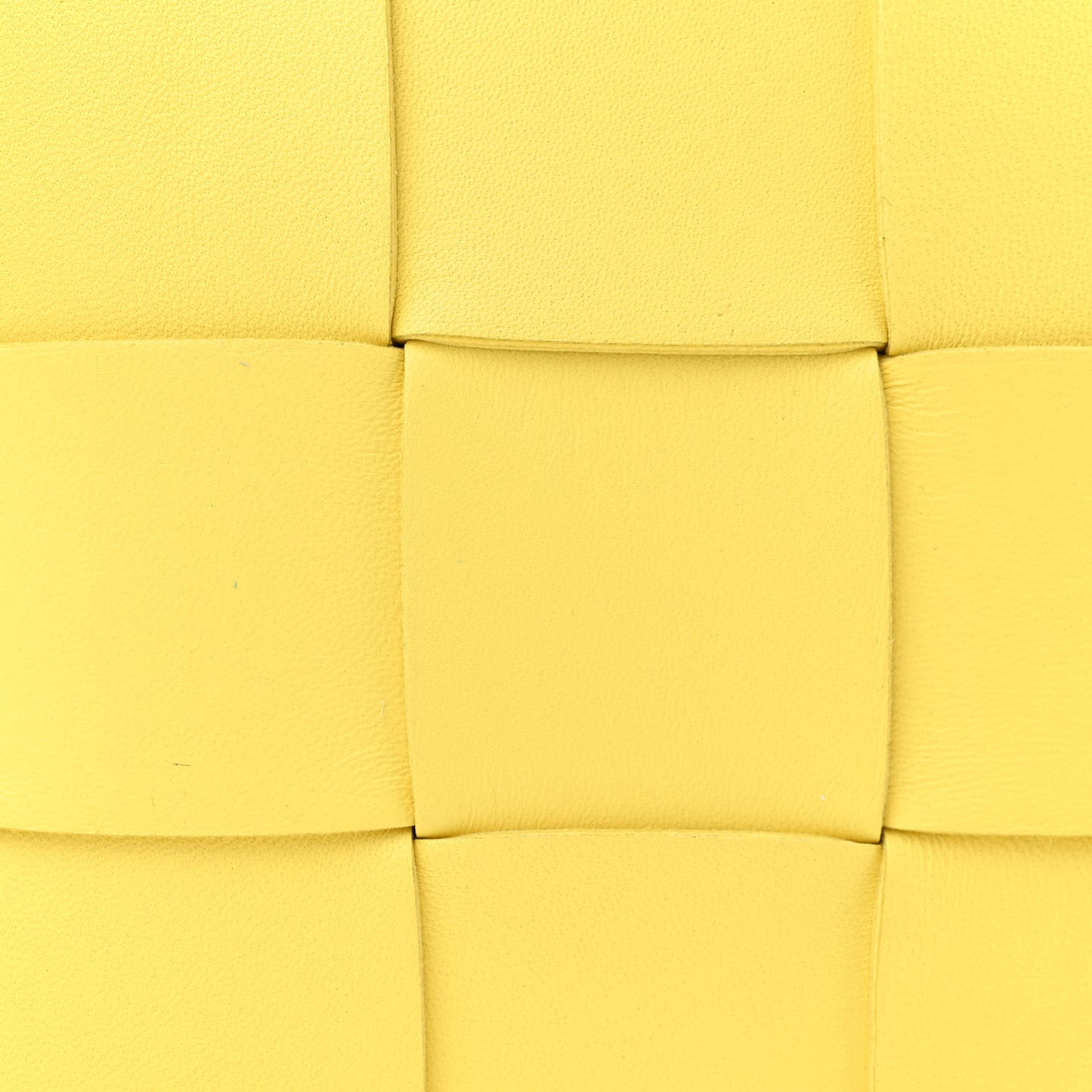 Nappa Maxi Intreccio Cassette Bag Lemonade