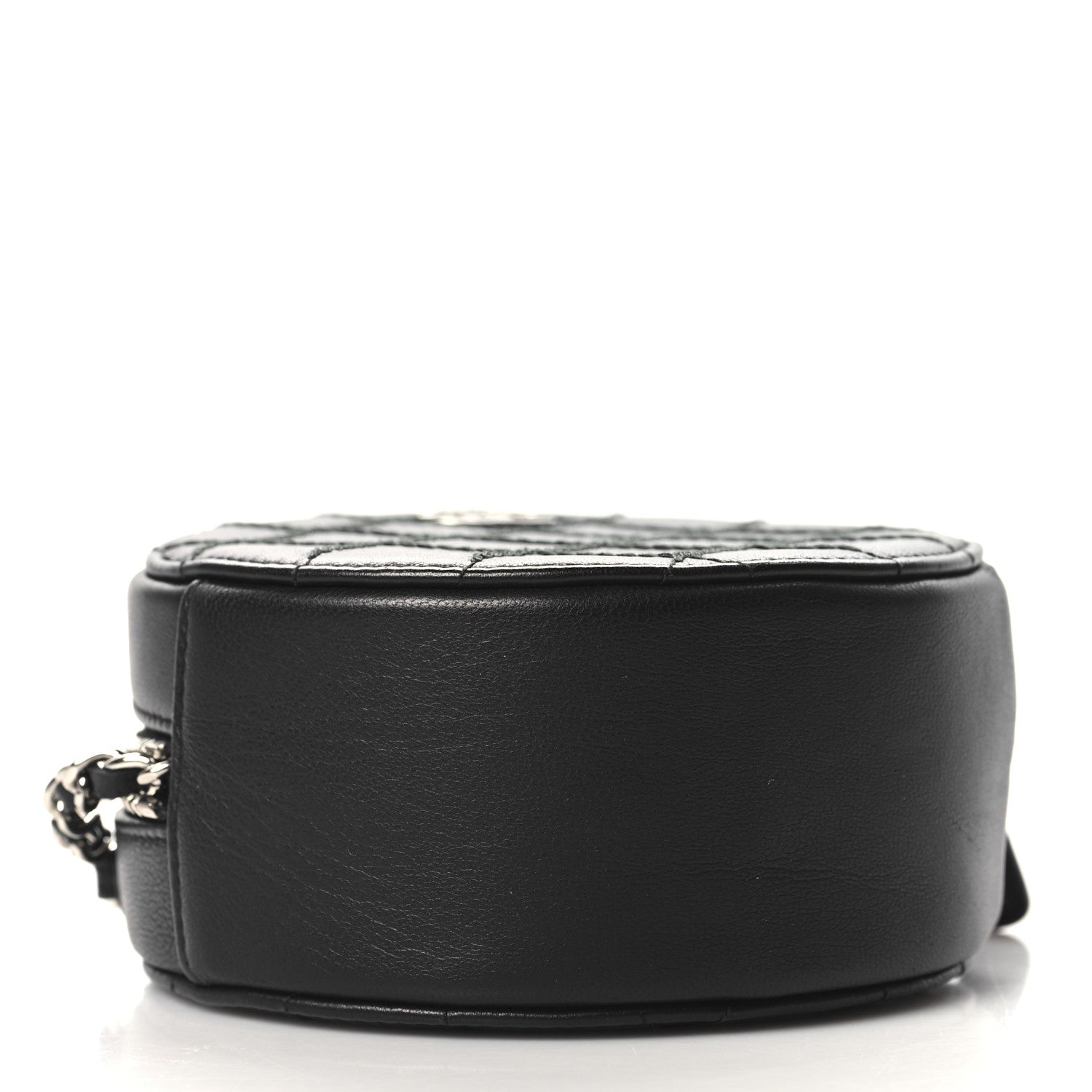 Chanel Lambskin Stitch Round Clutch With Chain Black 4 of 10