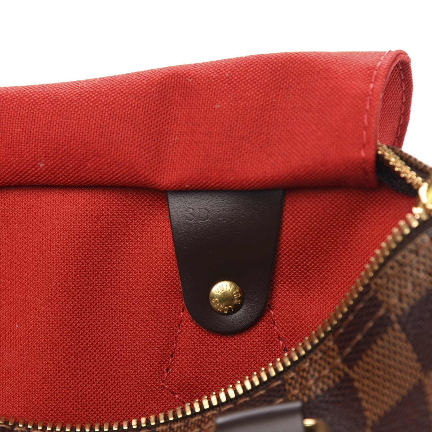 Louis Vuitton Damier Ebene Speedy Bandouliere 25 7 of 11