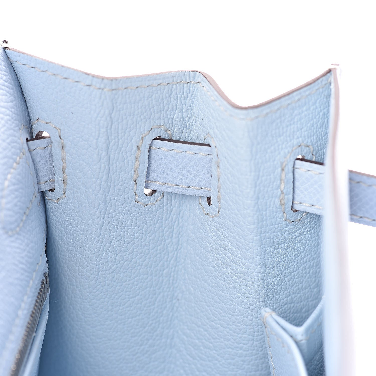 Hermes Epsom Kelly Sellier 25 Bleu Brume 18 of 32