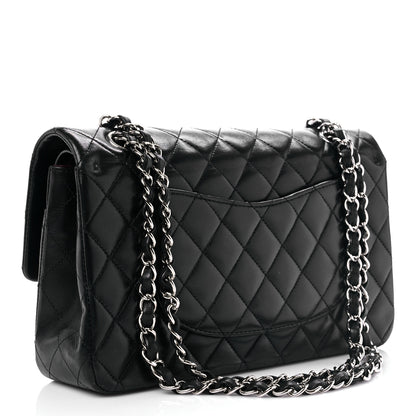 Chanel Lambskin Quilted Medium Double Flap Black 2 of 8